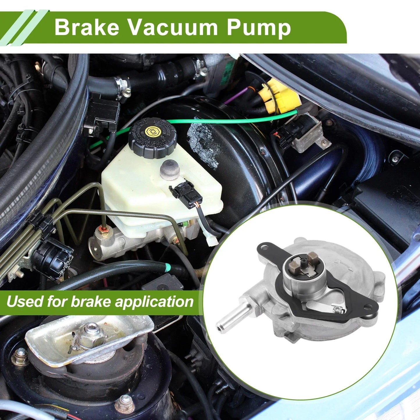 Brake Vacuum Pump for Mercedes-Benz CLK200 (2002-2008) 1 x Unit