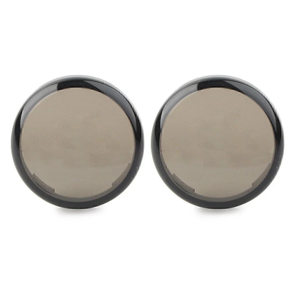 Smoke Turn Signal Lens Covers for Harley Touring Softail Dyna