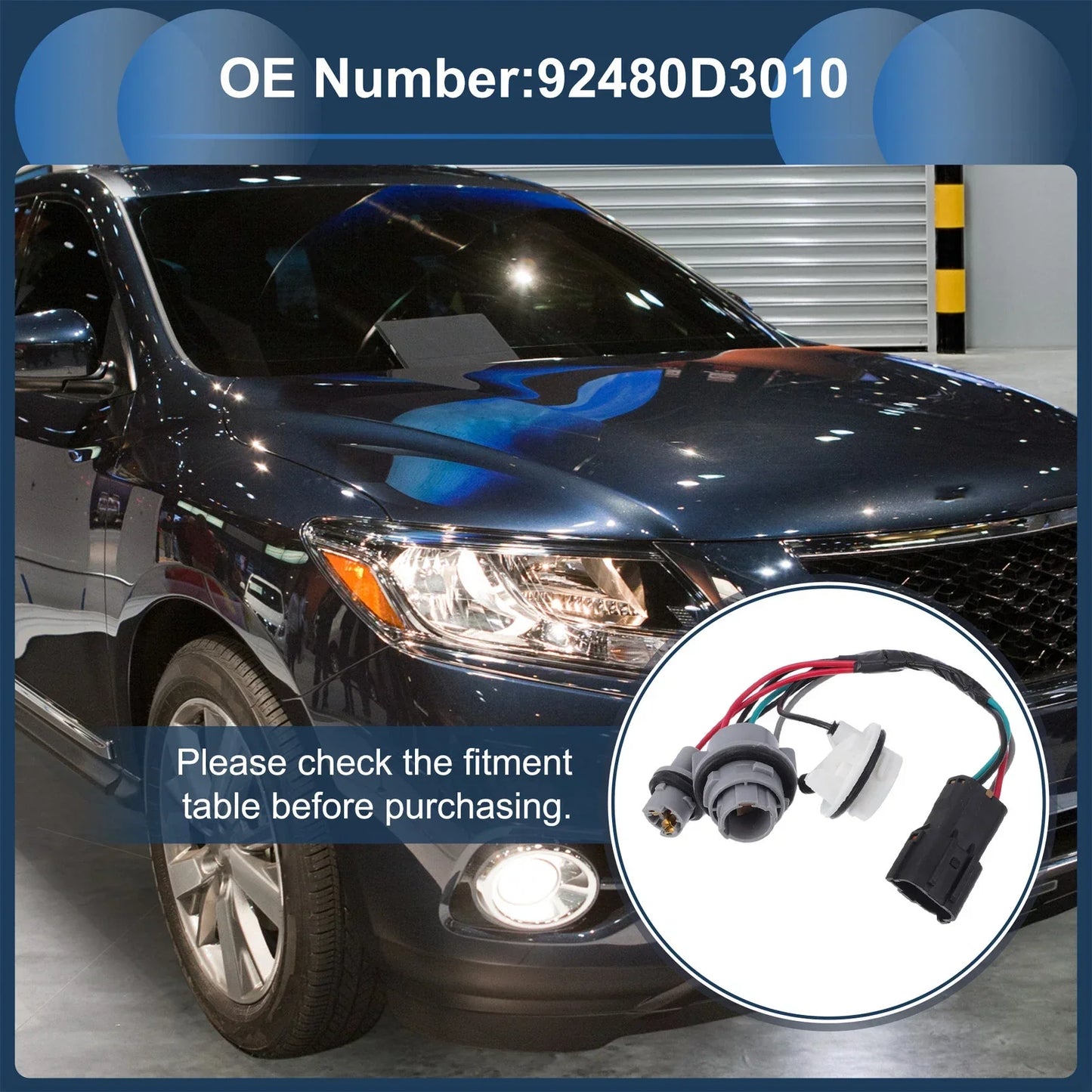 Headlight Wiring Harness Assembly for Hyundai Tucson (2010-2015)