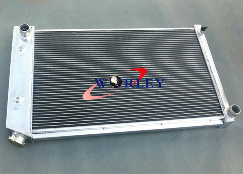 3 Core Aluminum Radiator for Pontiac Firebird Trans Am (1970-1981) + 2 Fans