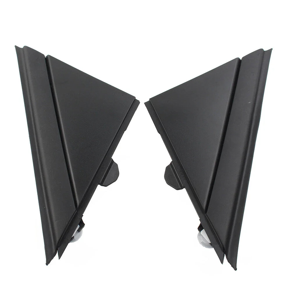 Matte Black Door Mirror Flag Covers for Fiat 500 (2012-2019)