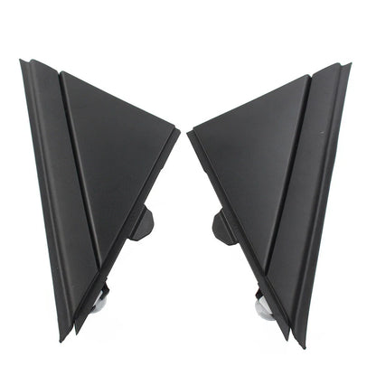 Matte Black Door Mirror Flag Covers for Fiat 500 (2012-2019)