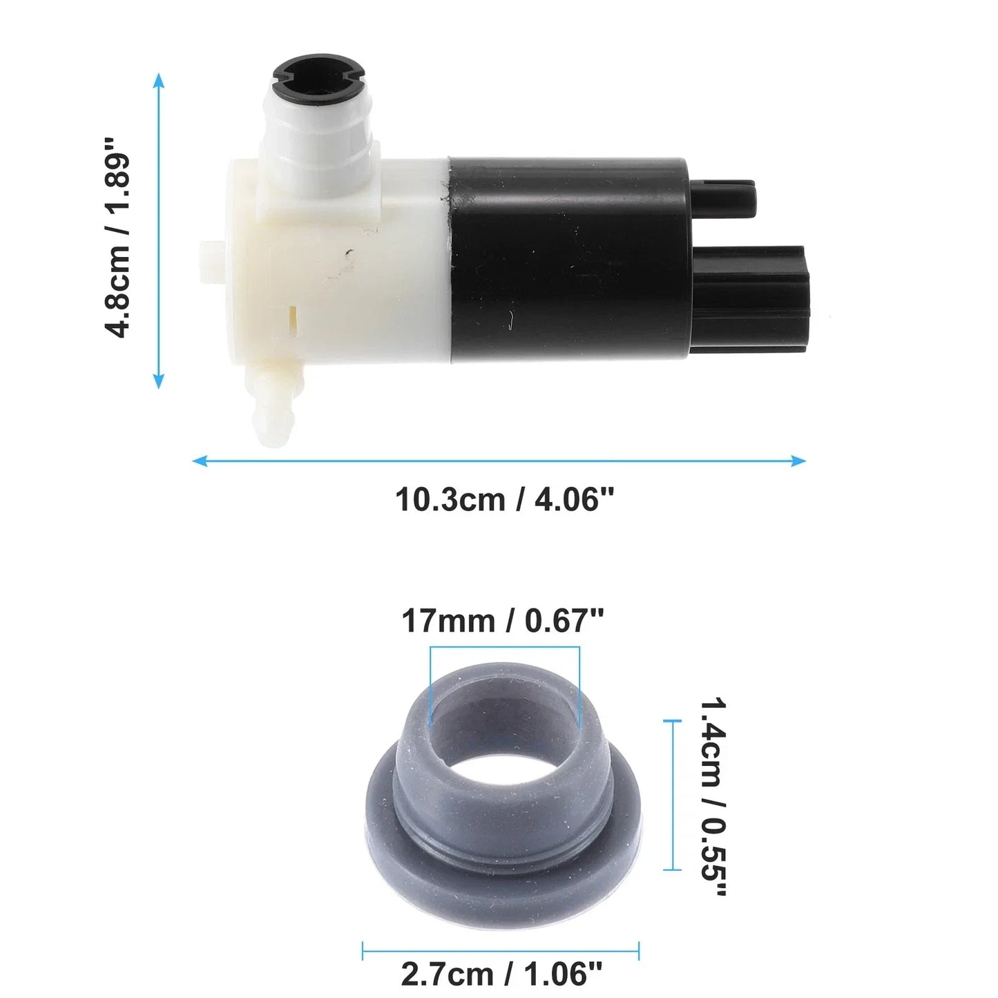 Windshield Washer Pump for Chrysler 300M, Dodge Intrepid (1998-2004)