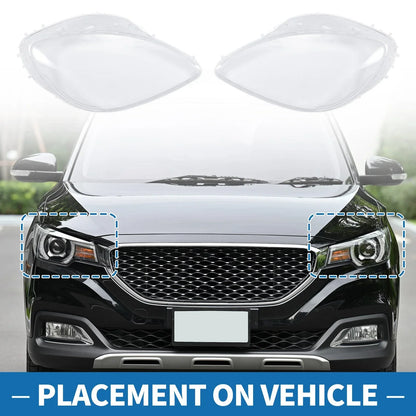 Car Front Left Right Headlight Lens Covers for Chevrolet Corvette C6 (2005-2013)