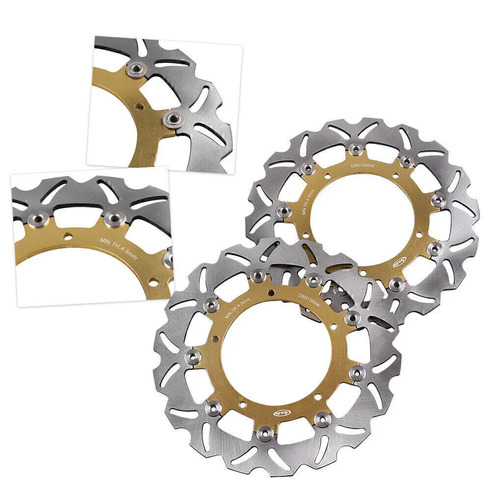 Front Brake Disc Rotors for Yamaha FZ6 FAZER S2 600, XJ6, MT03 660 (13-15)