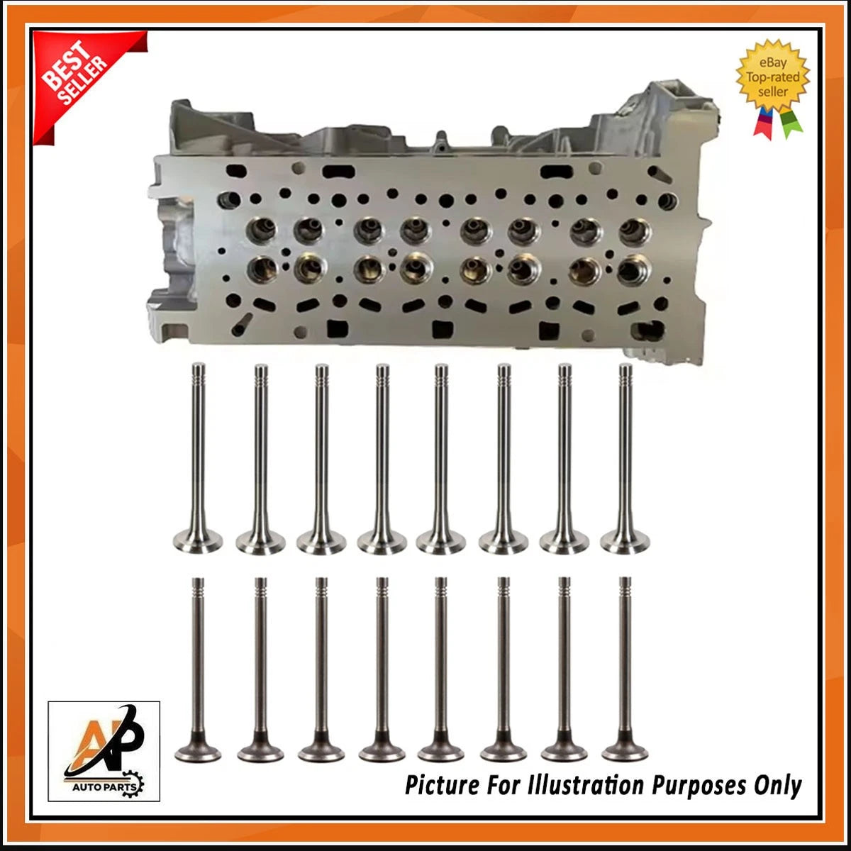 Bare Cylinder Head Replacement for Vauxhall 1.6 (2005–2015) R9M Series