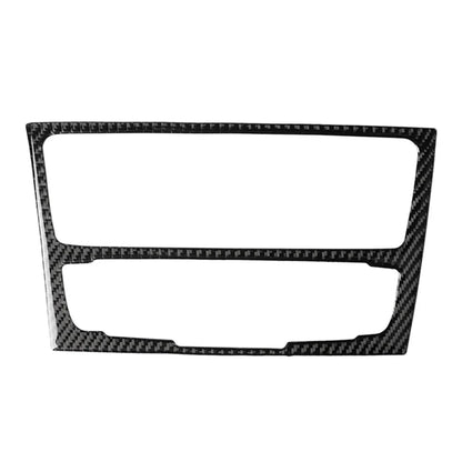 Carbon Black Console AC Audio CD Panel Cover Trim for Audi Q5 (2009-2017)