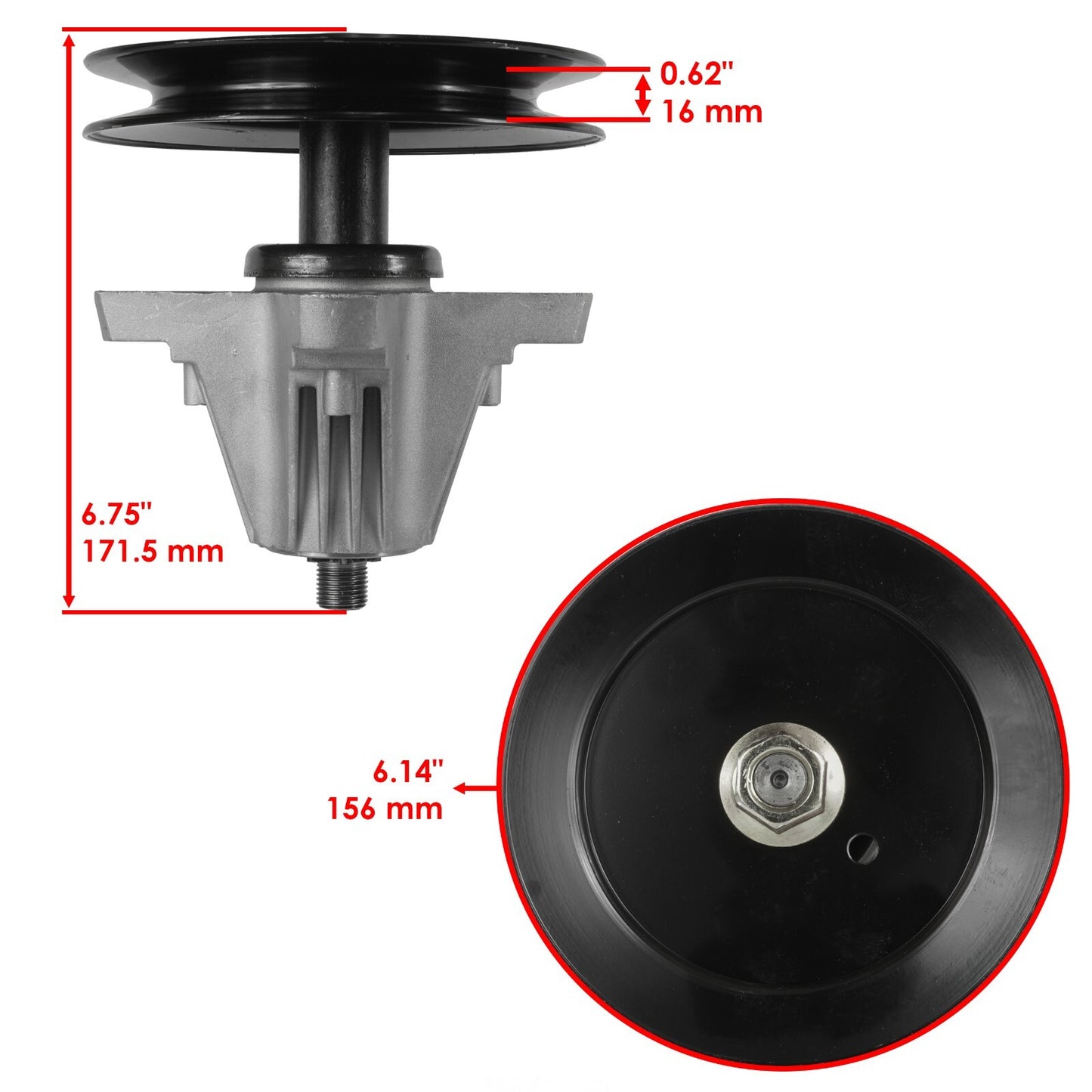 Deck Spindle Blade Kit for Cub Cadet RZT-42 RZT42 (2011–Up) 42 Inch