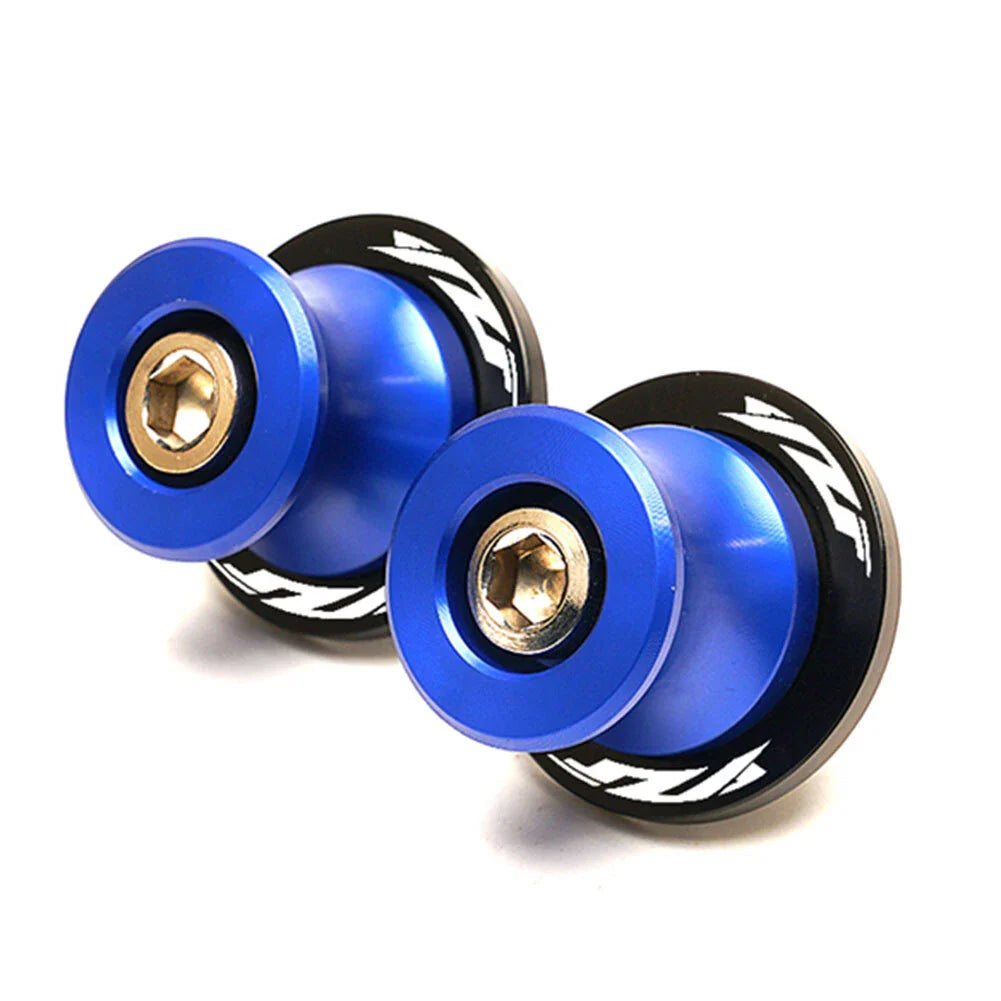 CNC Blue Swingarm Spools for Yamaha YZF R1 R3 R6