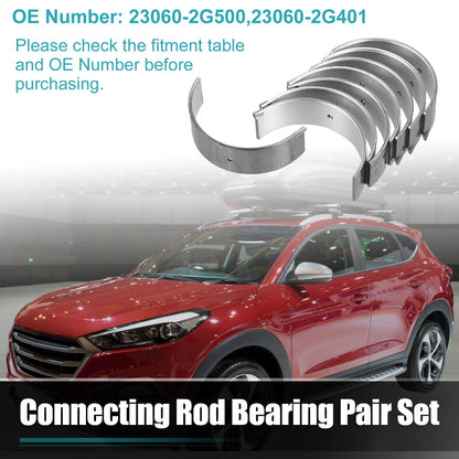 8 x Connecting Rod Bearings for Hyundai Santa Fe Tucson (2012-2018)