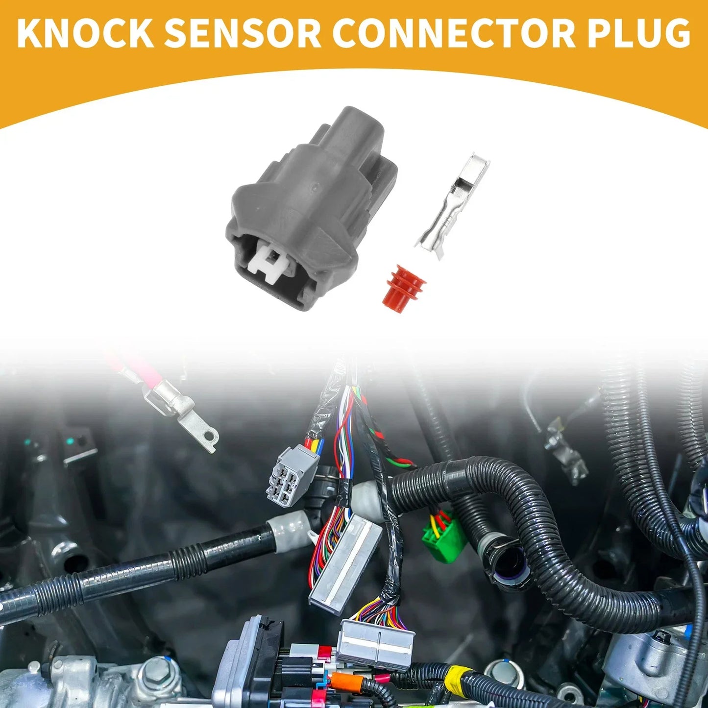 Pin Knock Sensor Connector for Toyota - Female Wire Terminal