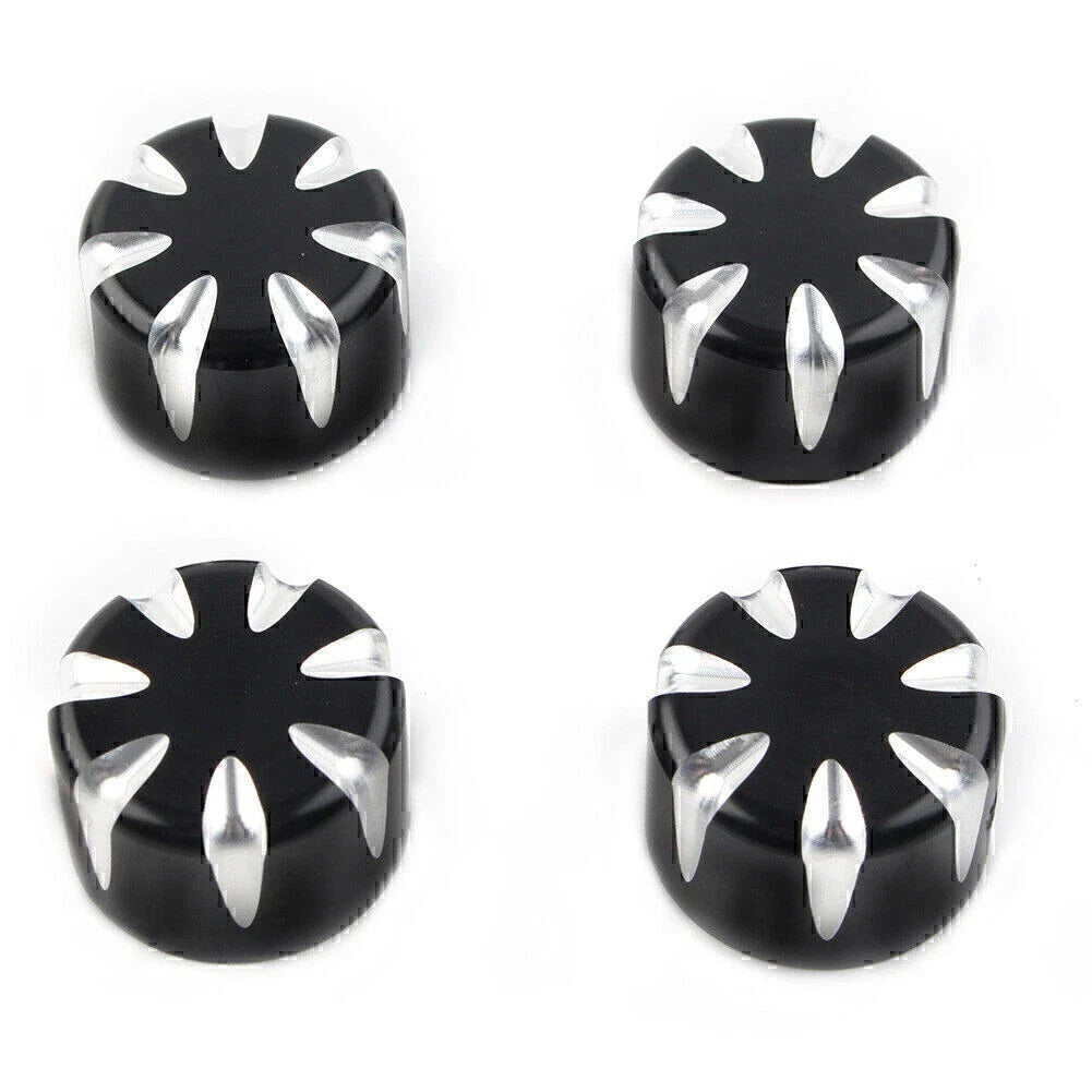 4 x CNC Motorcycle Engine Screw Topper Cover Caps for Harley 883