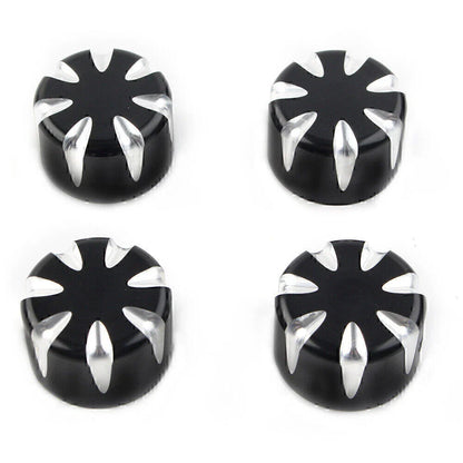 4 x CNC Motorcycle Engine Screw Topper Cover Caps for Harley 883