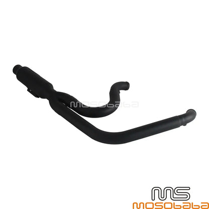 Full 2-into-1 Exhaust Muffler for Harley Dyna Super Glide Custom (2006-2017)