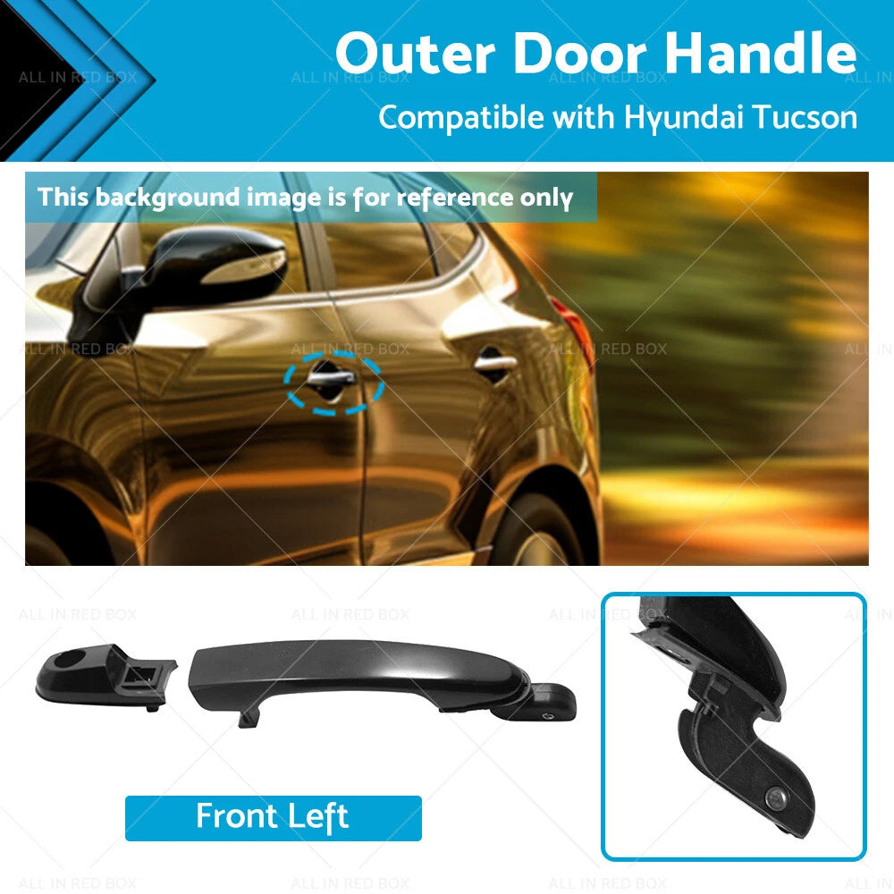 Front Left Exterior Outer Door Handle for Hyundai Tucson (2005-2009)