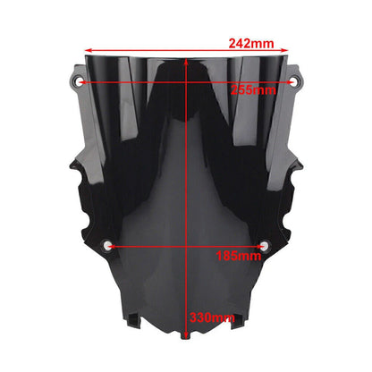 Windshield Deflector for Yamaha YZF-R3 2019-2023 Black