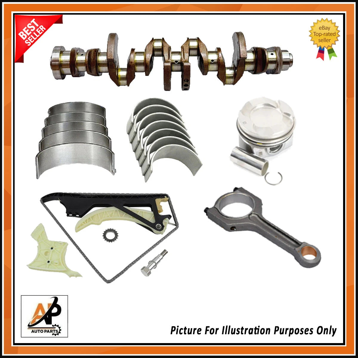 Crankshaft Rebuild Kit for BMW X1 X3 X4 X5 X6 3.0 Petrol (N55) (2011–2018)