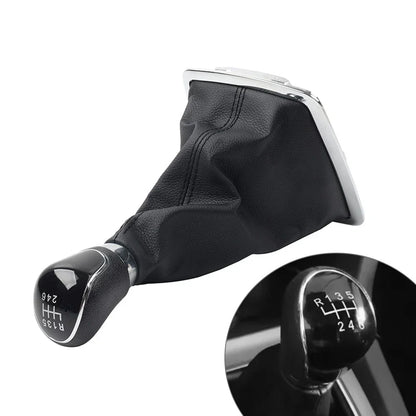 Gear Knob & Leather Dust Boot Cover for Ford Focus Mk2 2005-2012 6 Speed