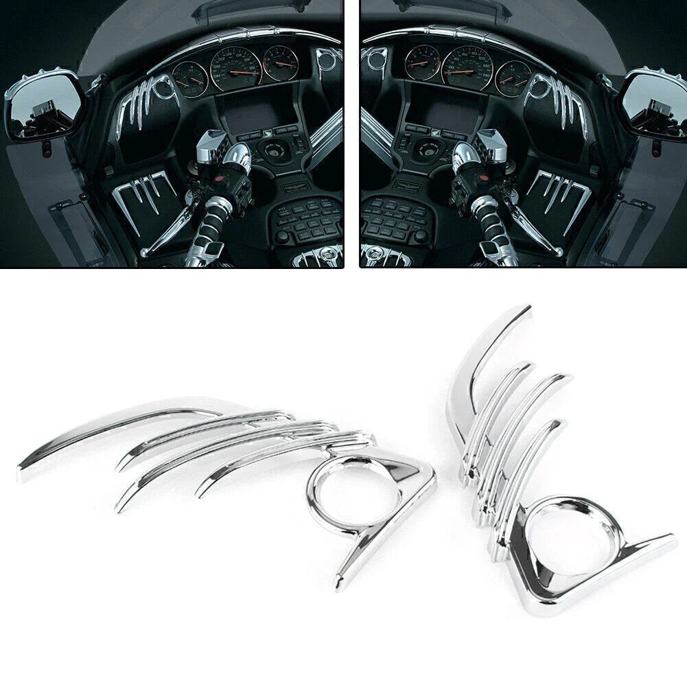 Chrome Front Speaker Trim for Honda GL1800 & F6B (2006-2017)