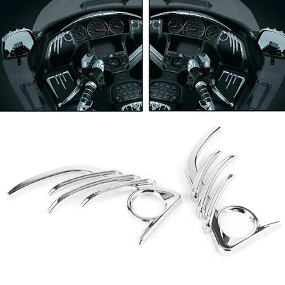 Chrome Front Speaker Trim for Honda GL1800 & F6B (2006-2017)