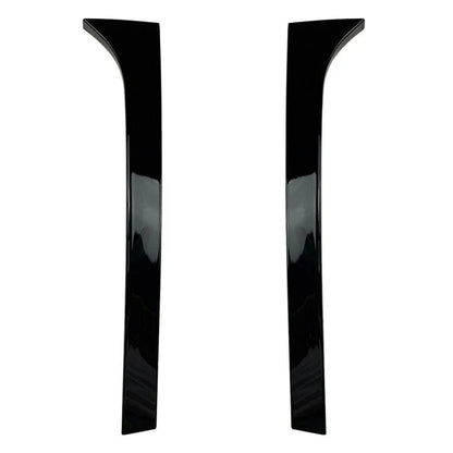 Glossy Black Rear Window Spoiler Side Wing Trim Covers for Skoda Superb (08-15)