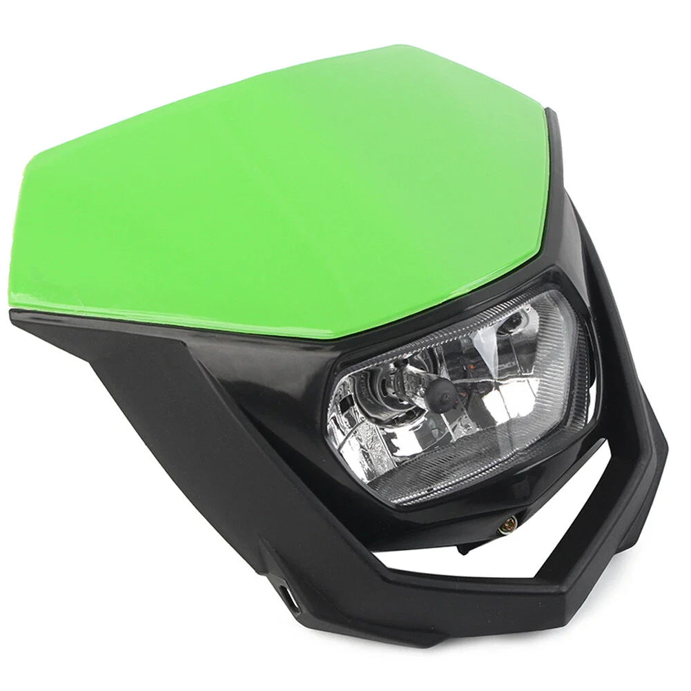 Headlight Fairing for Supermoto Dirt Bike - Green