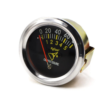 2" 52mm Universal Mechanical Oil Pressure Gauge for Car - 0-80 PSI