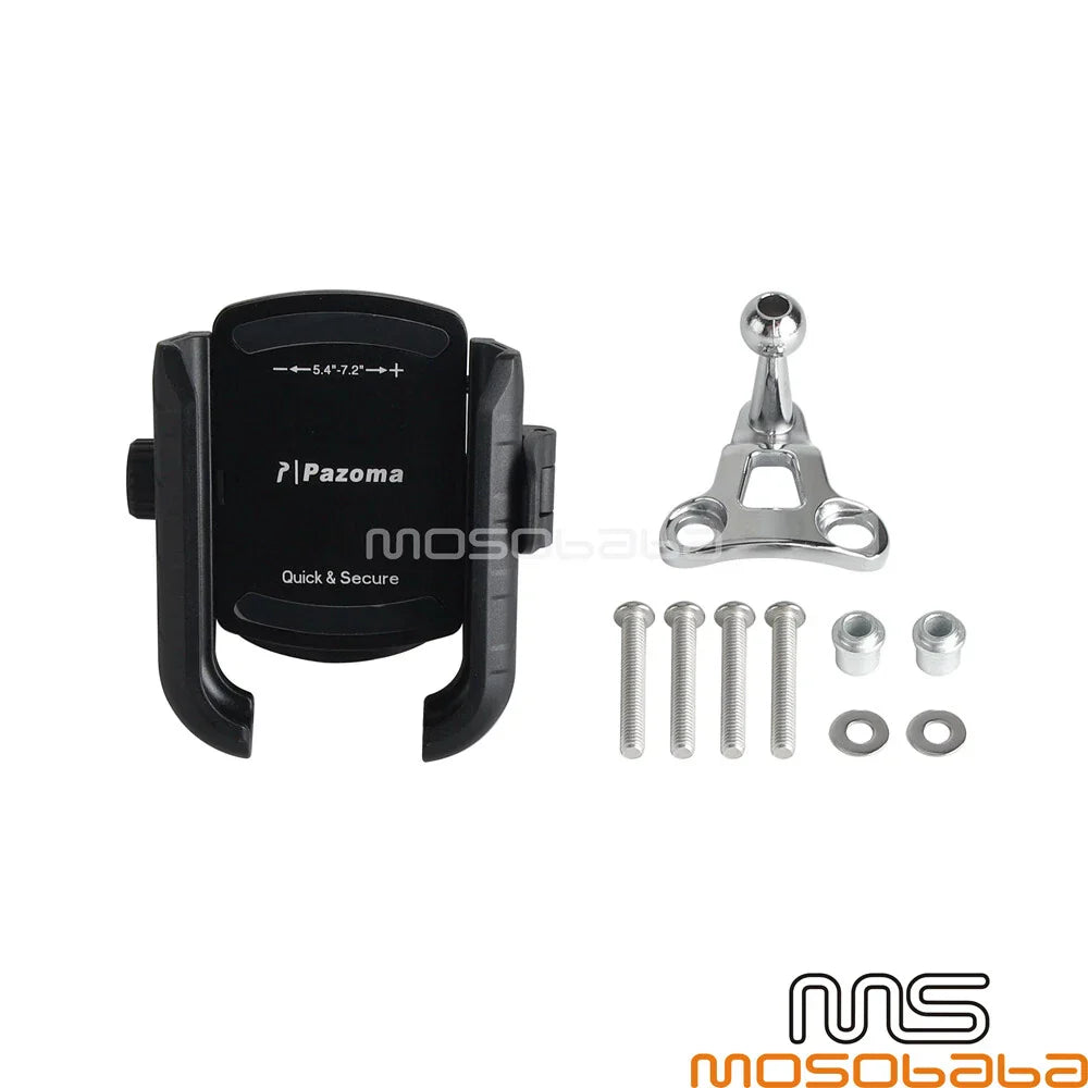 Handlebar Mount Phone Holder for Harley Touring Softail Street Glide (2014-2023)