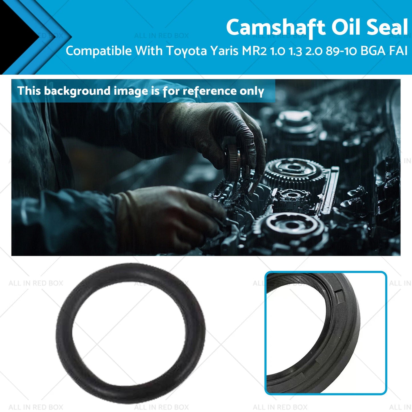 Camshaft Oil Seal for Toyota Yaris MR2 1.0 1.3 2.0 (1989-2010)