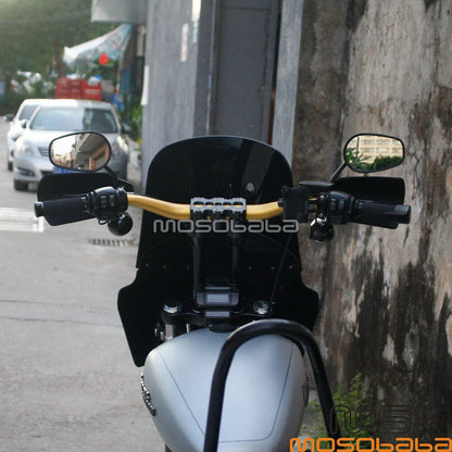 Front Headlight Fairing & Black Windshield for Harley Street Bob 114 (21-22)