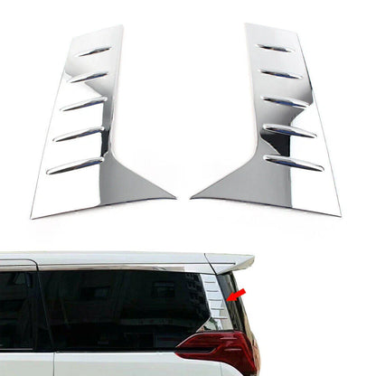 C-Pillar Molding Cover Trims Chrome for Toyota Alphard Vellfire (2016-2019)