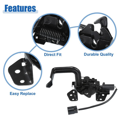 Hood Latch Assembly for Hyundai Santa FE (2019-2023)
