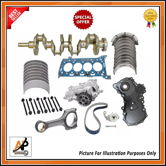 Crankshaft with Engine Rebuild Kit for Ford Transit Custom 2.0 EcoBlue (2015–2023)