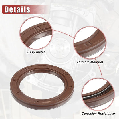 2 x Engine Crankshaft Seals for Lexus GS 300, IS 300 (1998-2005)