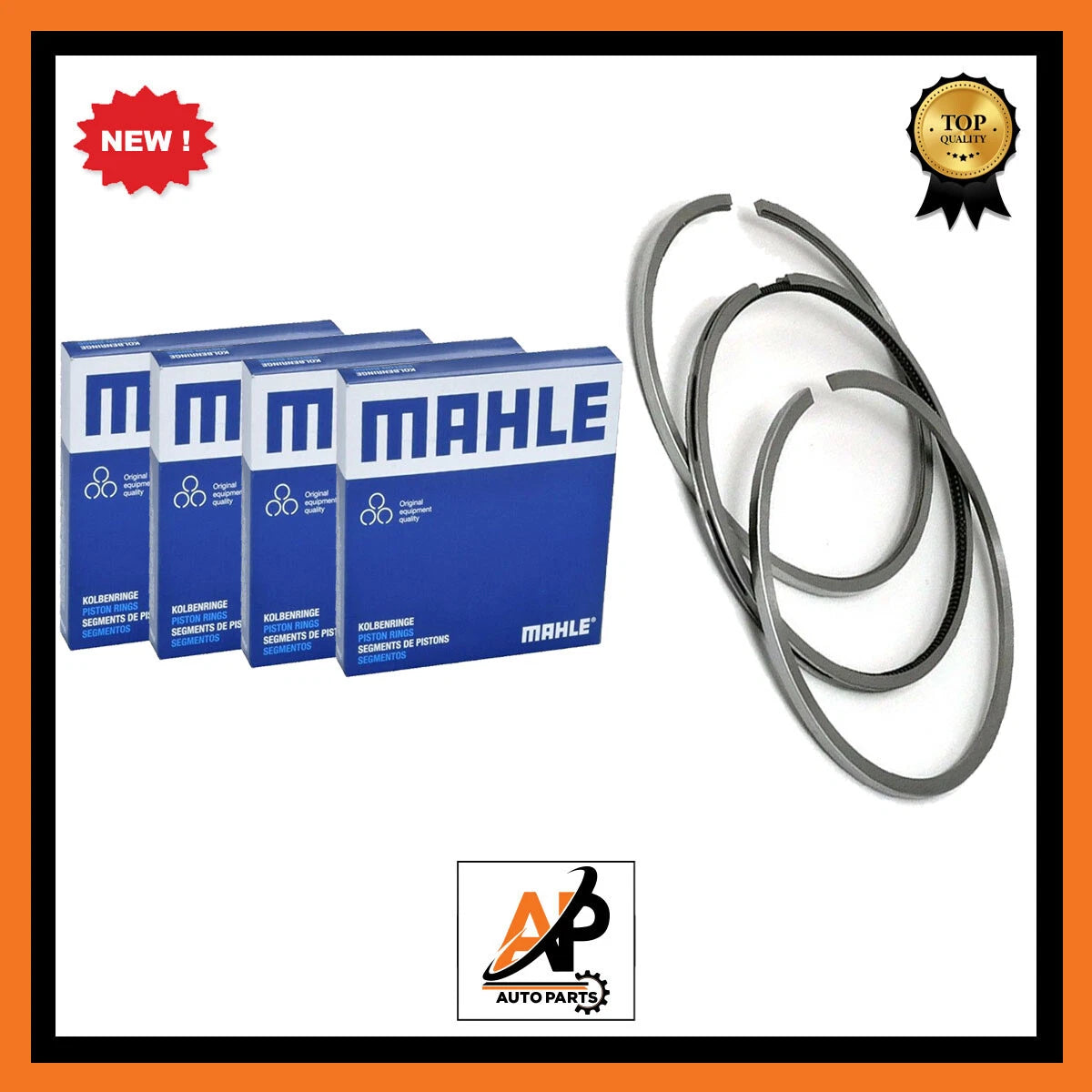4 Piston Rings Standard Bore for Opel Ascona Astra Omega C20XE C20LET (1990–1994)