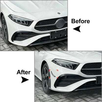 Front Bumper Side Spoilers for Benz A Class W177 A180 A200 (2023-2024)