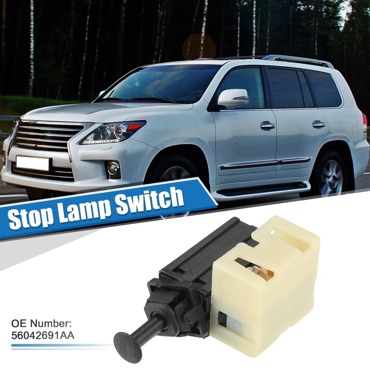 Stop Lamp Switch for Dodge Charger 2006-2010 (2 x Stoplight Switch)