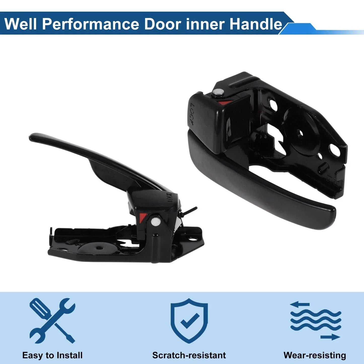 Front Passenger Side Interior Door Handle for Hyundai Sonata (2001-2005)