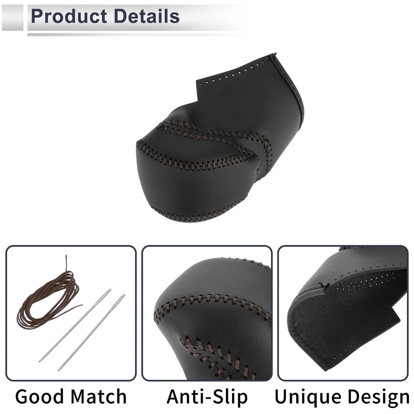 Car Gear Shift Knob Cover for Honda Accord (2013-2017) - 1 x Black Brown