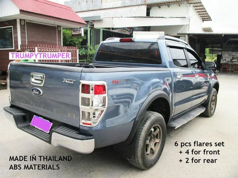 Slim Fender Flares Wheel Arch for Ford Ranger (2015-2018)