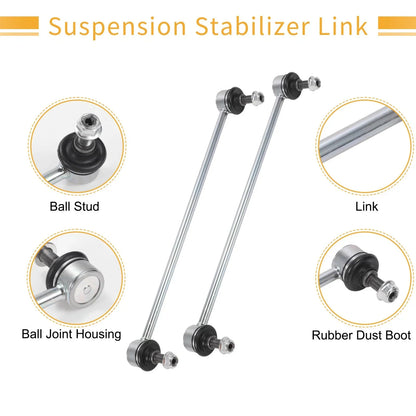 2 x Front Stabilizer Sway Bar Links for Honda Fit (2009-2014)