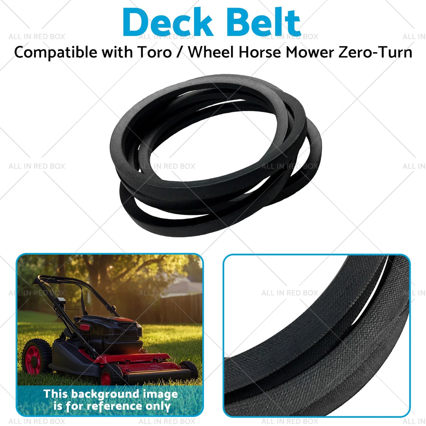 Deck Belt for Toro Wheel Horse Mower Zero-Turn