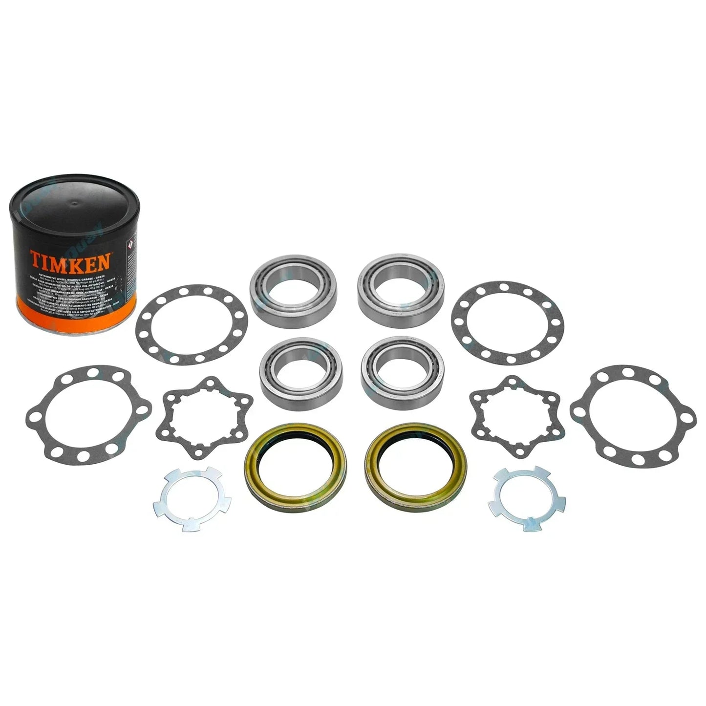 2 Front Wheel Bearing + Seal Kits + Grease for Hilux 4x4 1979~99 Leaf Spring 4wd