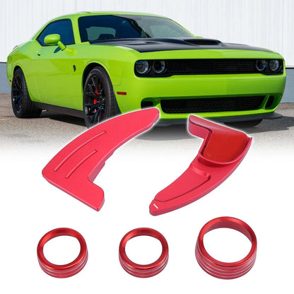 Steering Wheel Shift Paddle Extension Trim Set for Dodge Charger (2015-2023)