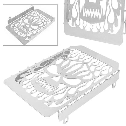 Skull Radiator Grille Guard Cover for Kawasaki Vulcan VN 1500 (1996-2008)