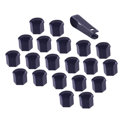 20 x Wheel Bolt Caps for Contactors - 21 mm with Puller for Various Models
