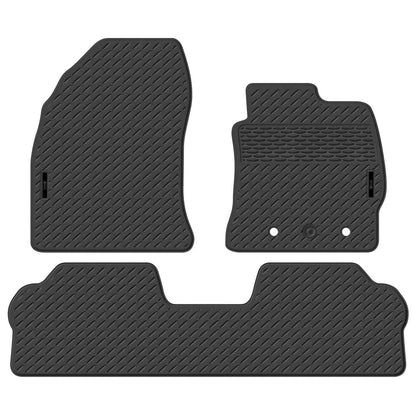 Full Set Custom Fit Moulded Rubber Floor Mats for Toyota Corolla ZRE182 2012-18