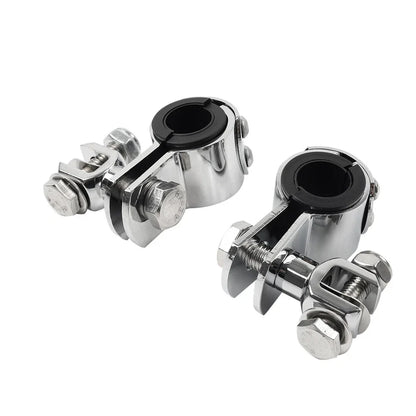 Highway Bar Foot Pegs Mount Clamps for Harley (1" 1.25")