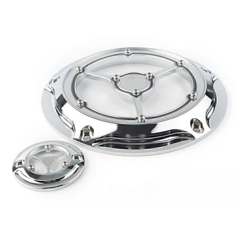Clarity Derby & Timer Timing Covers Chrome for RSD Harley Touring (2016+)
