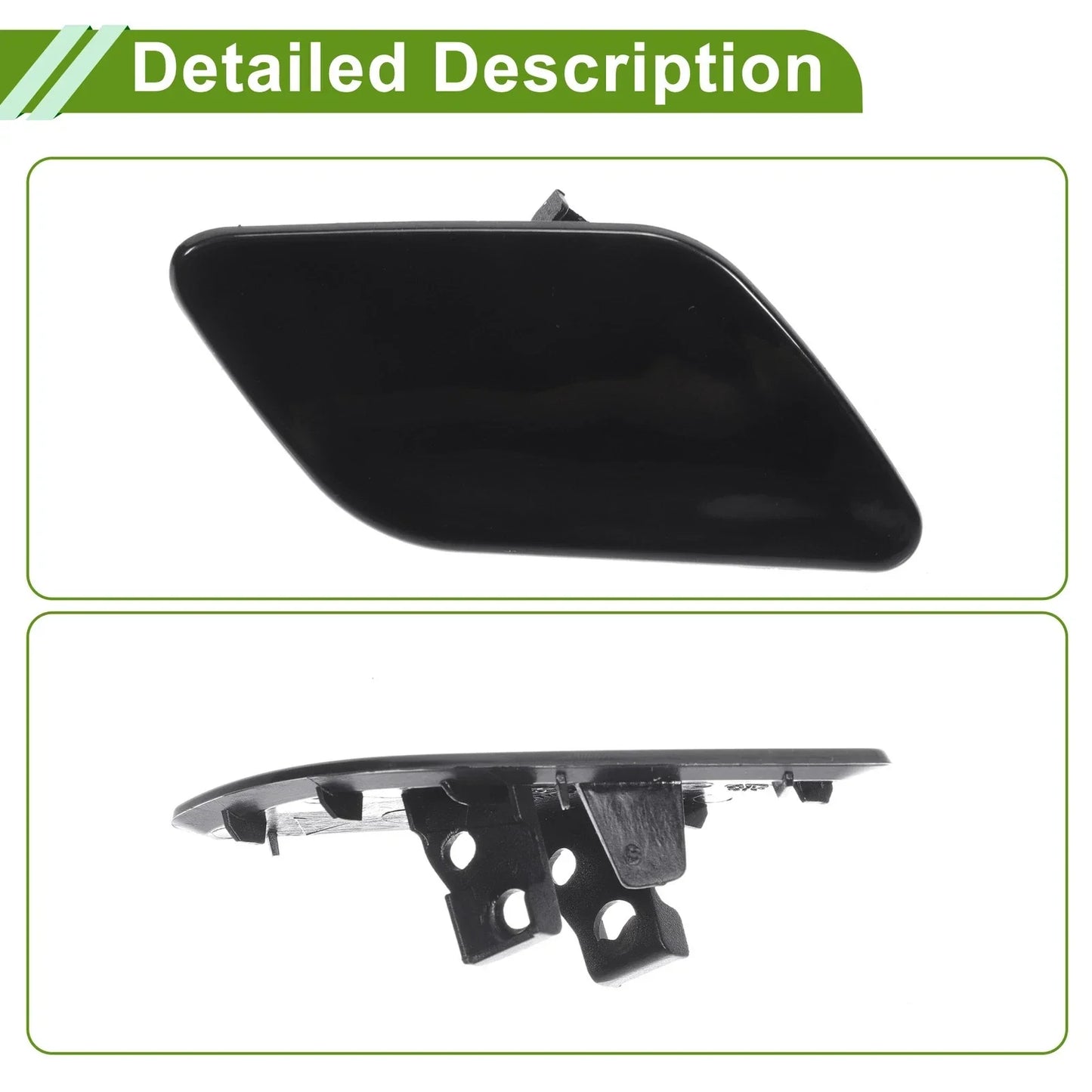 Washer Nozzle Cover for Porsche Cayenne 92A 2015-2017 Black